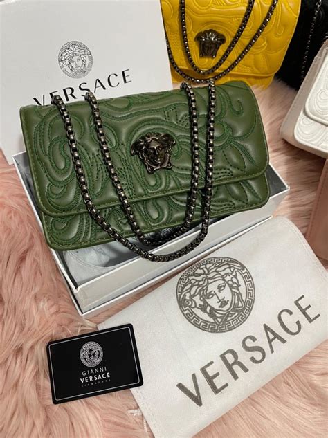 gianni versace bag uk|vintage Versace shoulder bag.